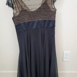 Black cocktail dress